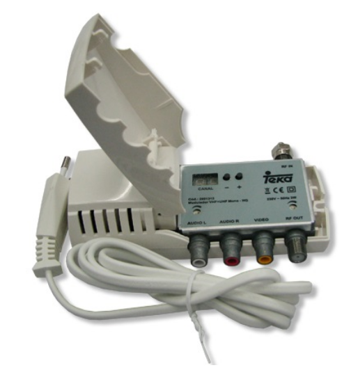 Modulador c/ Display VHF/UHF Mono HQ - TEKA