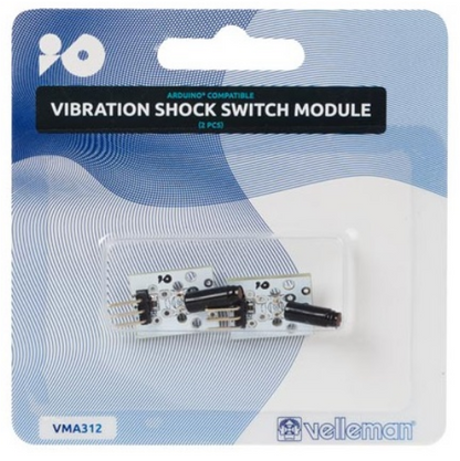 Módulo Interruptor Choque/Vibração (2pcs) Compatível c/ Arduino - VELLEMAN