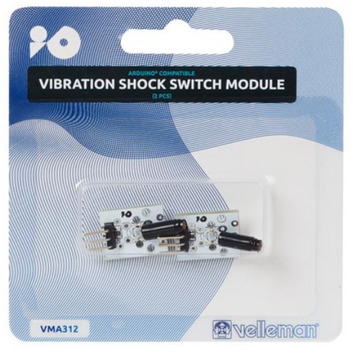 Módulo Interruptor Choque/Vibração (2pcs) Compatível c/ Arduino - VELLEMAN