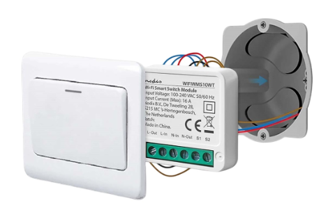 Módulo Interruptor SmartLife Wi-Fi 3680W (Branco) - NEDIS