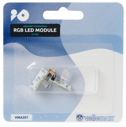 Módulo LED RGB (2pcs) Compatível c/ Arduino - VELLEMAN