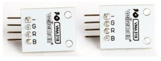 Módulo LED SMD RGB de 3 Cores (2pcs) Compatível c/ Arduino - WHADDA WPM318