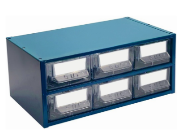 Modulo de 6 Gavetas p/ Arrumo de Componentes (RECONDICIONADO) - SUC