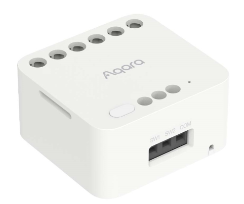 Módulo de Relé Duplo Aqara T2 220V 10A Zigbee (Branco) - XIAOMI