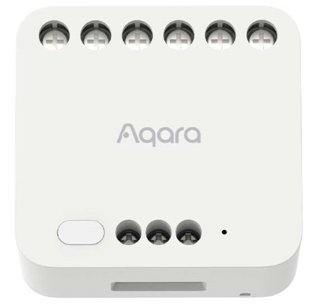 Módulo de Relé Duplo Aqara T2 220V 10A Zigbee (Branco) - XIAOMI