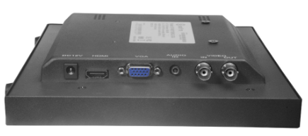 Monitor CCTV SF-MNT10BNC-XGA 10" HD (Preto) - SAFIRE