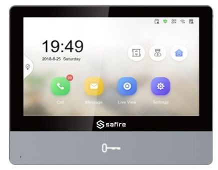 Monitor Digital 7" IPS Wi-Fi - SAFIRE