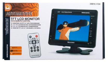 Monitor Digital LCD-TFT 5,6" com Comando - VELLEMAN