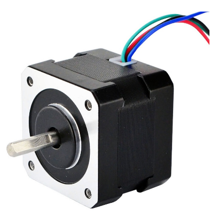 Motor Nema 17 Bipolar 1.8deg 26Ncm (36.8oz.in) 12V 0,4A (42x42x34mm) - 4 Fios