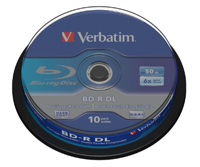 Pack 10x CDs Blu-Ray BD-R 50GB - VERBATIM
