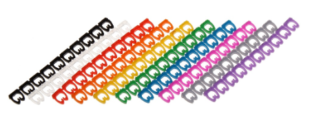 Pack 10x Marcadores Coloridos de Cabos (4mm ... 6mm)