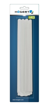 Pack 10x Tubos Cola Quente Universal Ø7x200mm (Transparente) - HOGERT