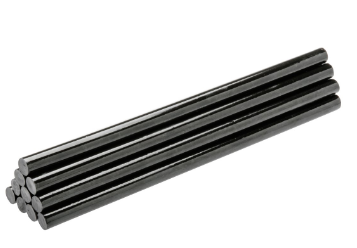 Pack 12x Tubos Cola Quente Universal Ø11x250mm (Preto) - HOGERT