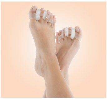 Pack 2x Separador de Dedos dos Pés em Silicone p/ Relaxamento - INNOVAGOODS