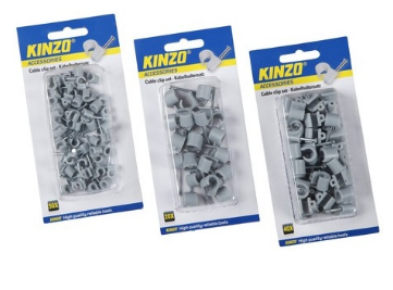 Pack 3x Emb. Abraçadeiras Diversas c/ Prego (110 pcs) - KINZO