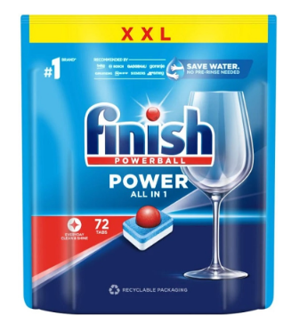 Pack 72x Cápsulas Power All-In-1 XXL - FINISH