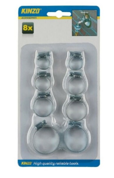 Pack 8x Abraçadeira p/ Mangueiras - KINZO