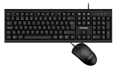 Pack Rato e Teclado PT Business KM601 (Preto) - FANTECH