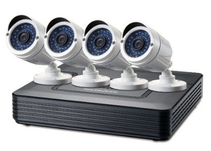 Pack Vigilância (4x Camaras 2Mpx IP66 Wi-Fi + 1x Gravador DVR 4 Canais) - LEVELONE