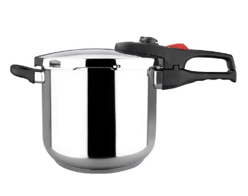 Panela de Pressão Practika Plus c/ Cabo 6L (Aço Inoxidável) - MAGEFESA