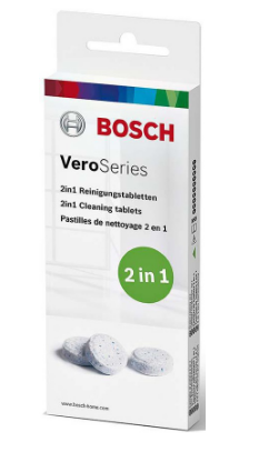Pastilhas de Limpeza para Máquinas de Café Totalmente Automáticas - BOSCH