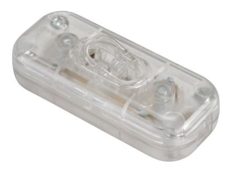 Pera Passagem 2A 250V Transparente