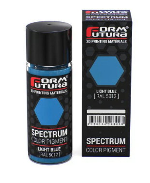 Pigmento p/ Resina Spectrum LCD 25gr (Azul Claro RAL 5012) - FORMFUTURA