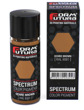 Pigmento p/ Resina Spectrum LCD 25gr (Castanho Ocre RAL 8001) - FORMFUTURA