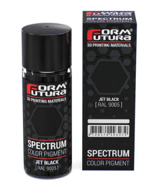 Pigmento p/ Resina Spectrum LCD 25gr (Preto RAL 9005) - FORMFUTURA