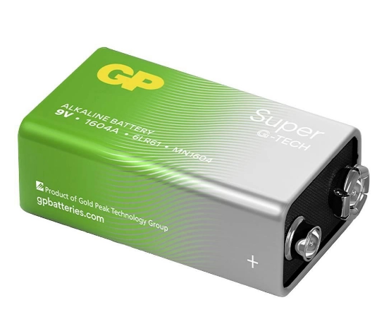 Pilha Alcalina 6LR61 9V - GP