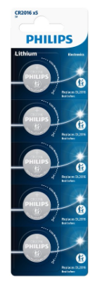 Pilha Lithium CR2016 3V - PHILIPS