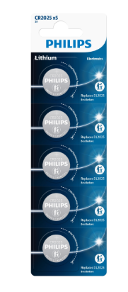 Pilha Lithium CR2025 3V - PHILIPS