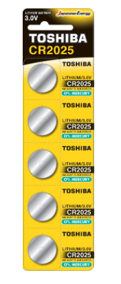 Pilha Lithium CR2025 3V - TOSHIBA