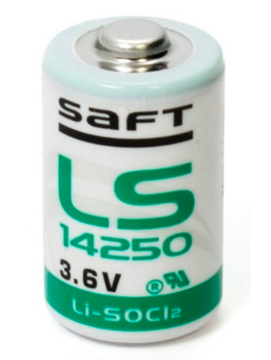 Pilha Litio Li-SOCl2 1/2AA 3,6V 1200mAh - SAFT