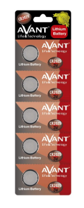 Pilha de Lítio CR2025 3V - AVANTCONNECT
