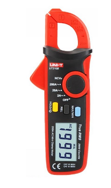 Pinça Amperímétrica Digital AC 200A True RMS - UNI-T