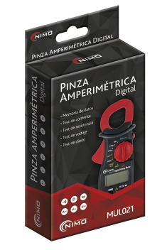 Pinça Amperimétrica Digital Multifunções 600V AC/DC 400A AC - NIMO