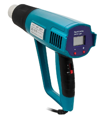 Pistola de Calor 450~1500W c/ Display Indicador Temperatura