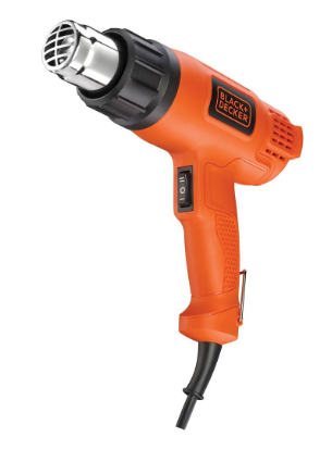Pistola de Calor/Ar Quente 1750W (Preto/Laranja) - BLACK&DECKER