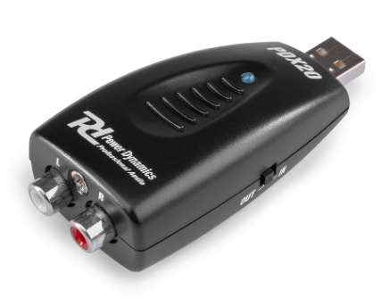 Placa Interface de Áudio Digital USB -> RCA Analógico (PDX20) - Power Dynamics