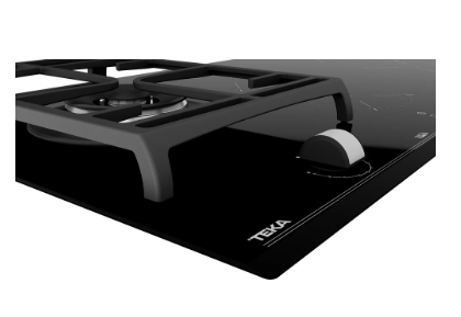 Placa Mista 90cm 5 Zonas 7200W JZC 95314 ABN (Preto) - TEKA