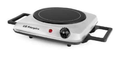 Placa Vitrocerâmica 177mm 1200W (Inox) - ORBEGOZO