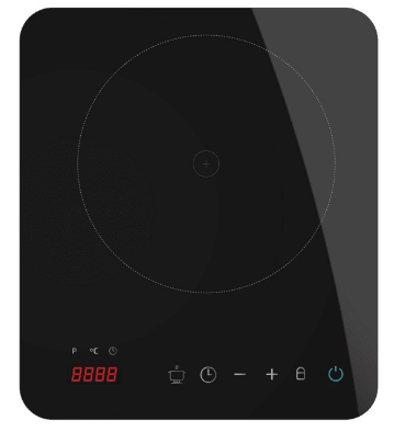 Placa de Indução Full Magma Single 2000W (Preto) - CECOTEC