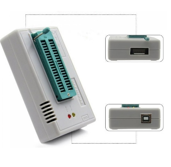 Programador Universal USB de ICs c/ 5 Adaptadores - Minipro TL866II PLUS