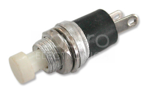 Pulsador Mini ON-(OFF) - Branco