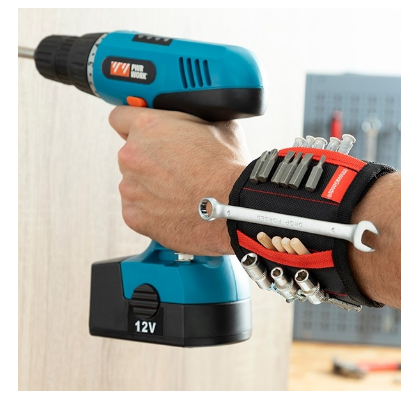 Pulseira Magnética WrisTool p/ Bricolagem - INNOVAGOODS