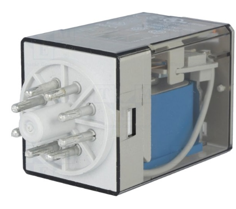 Relé Industrial DPDT 12V DC 10A - FINDER
