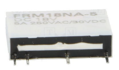 Relé Mini SPST-NO 18VDC 5A