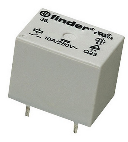Relé SPDT 9V CC 10A Contacto Simples - FINDER 36.11.9.009.4011