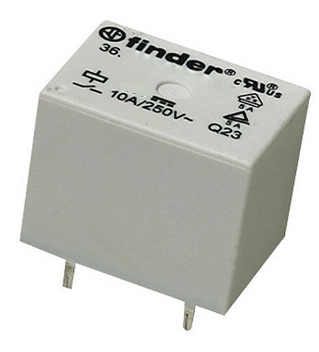 Relé SPDT 9V CC 10A Contacto Simples - FINDER 36.11.9.009.4011